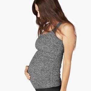 Beyond the Bump Gray Maternity Tank Top